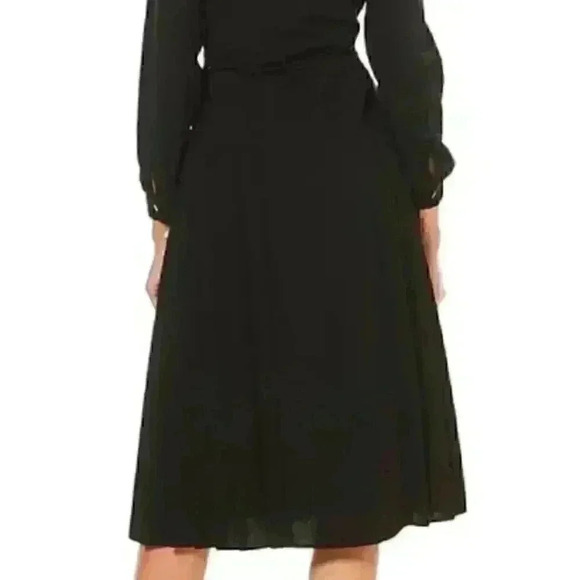 Sharagano Pleat Bottom Brown Dress - Picture 7 of 13